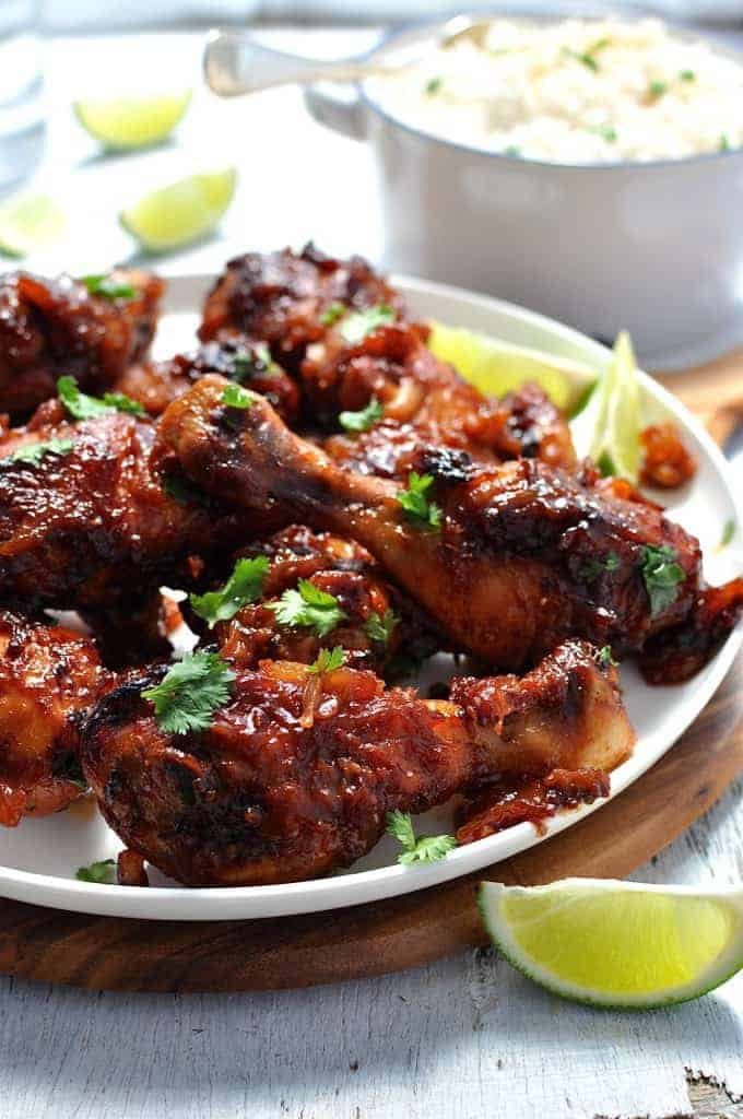 Hawaiian Chicken on a plate