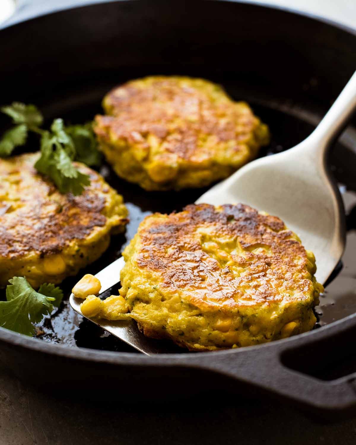 Bill Granger corn fritters with avocado salsa