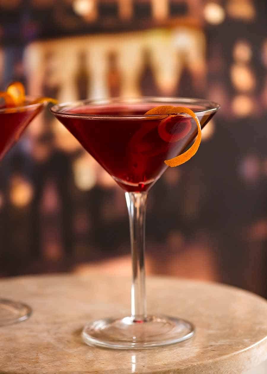 Cosmos in a glass, ready to drink