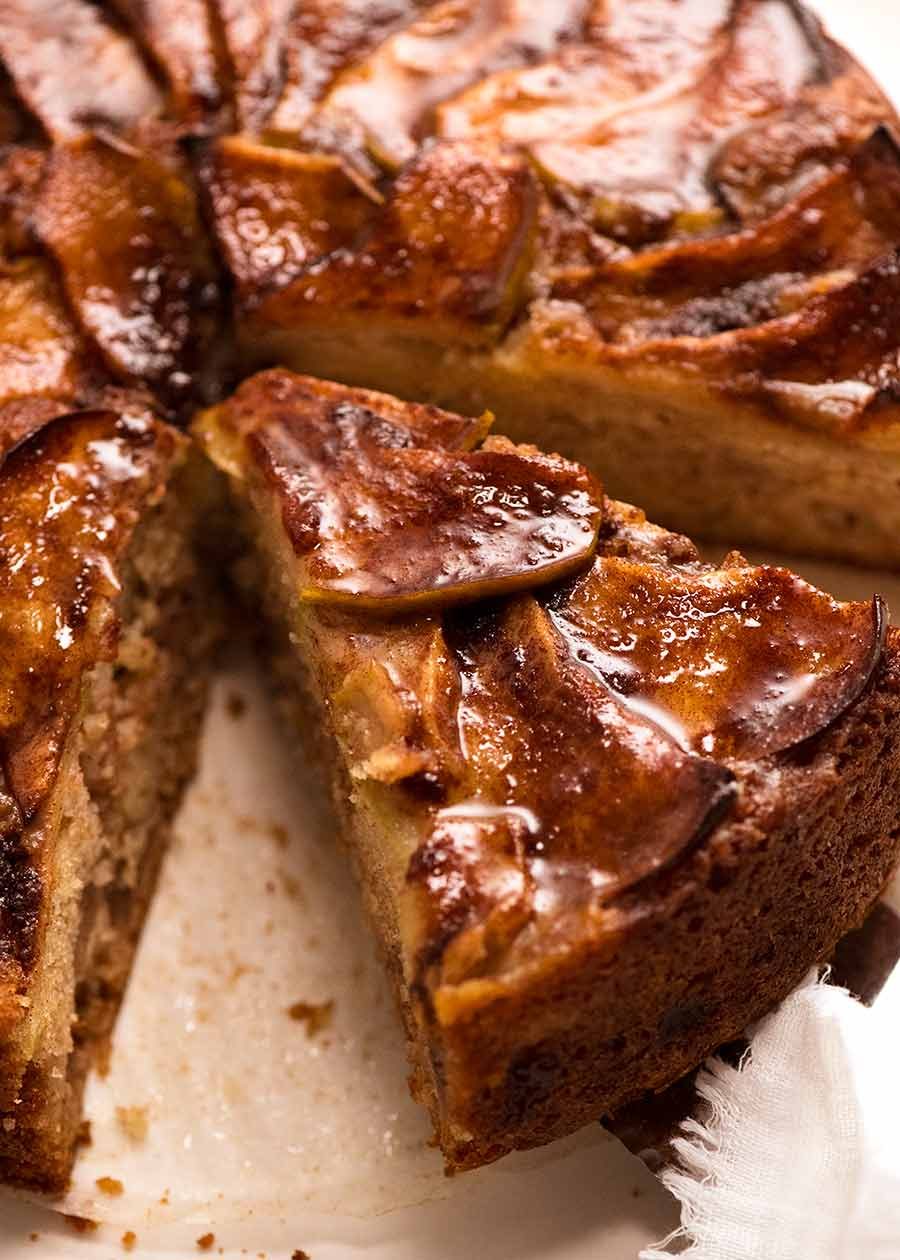 Slice of Cinnamon Apple Teacake