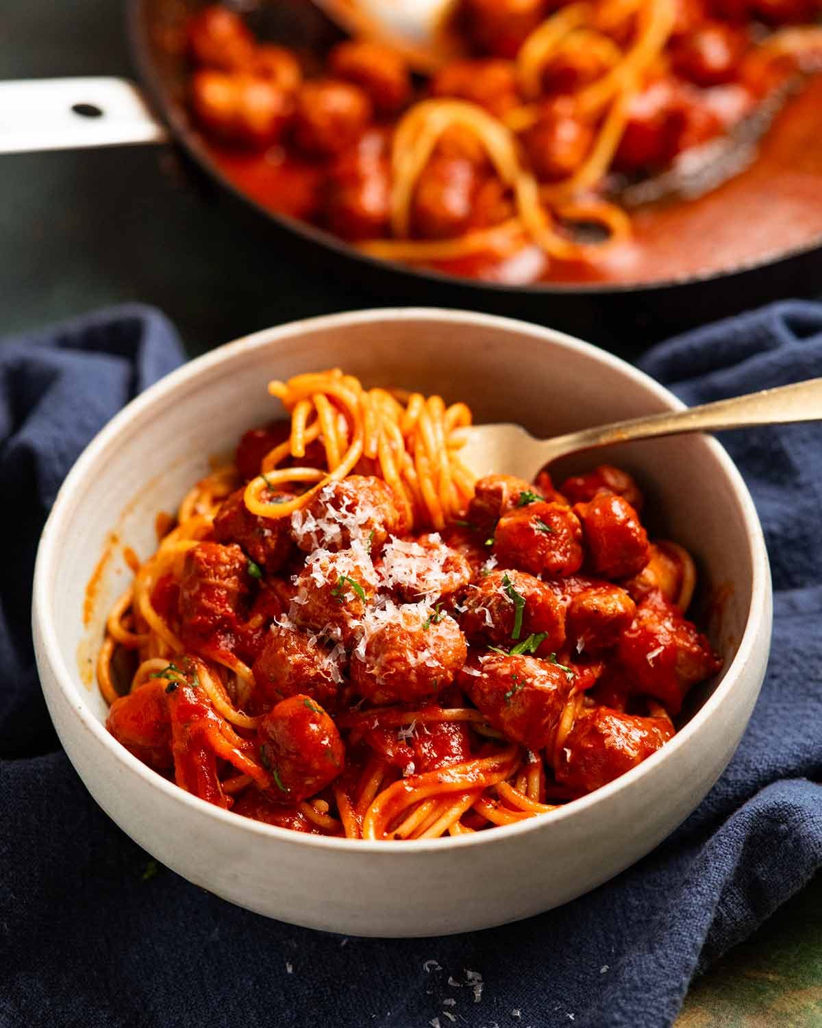 15 Minute Sausage Meatballs